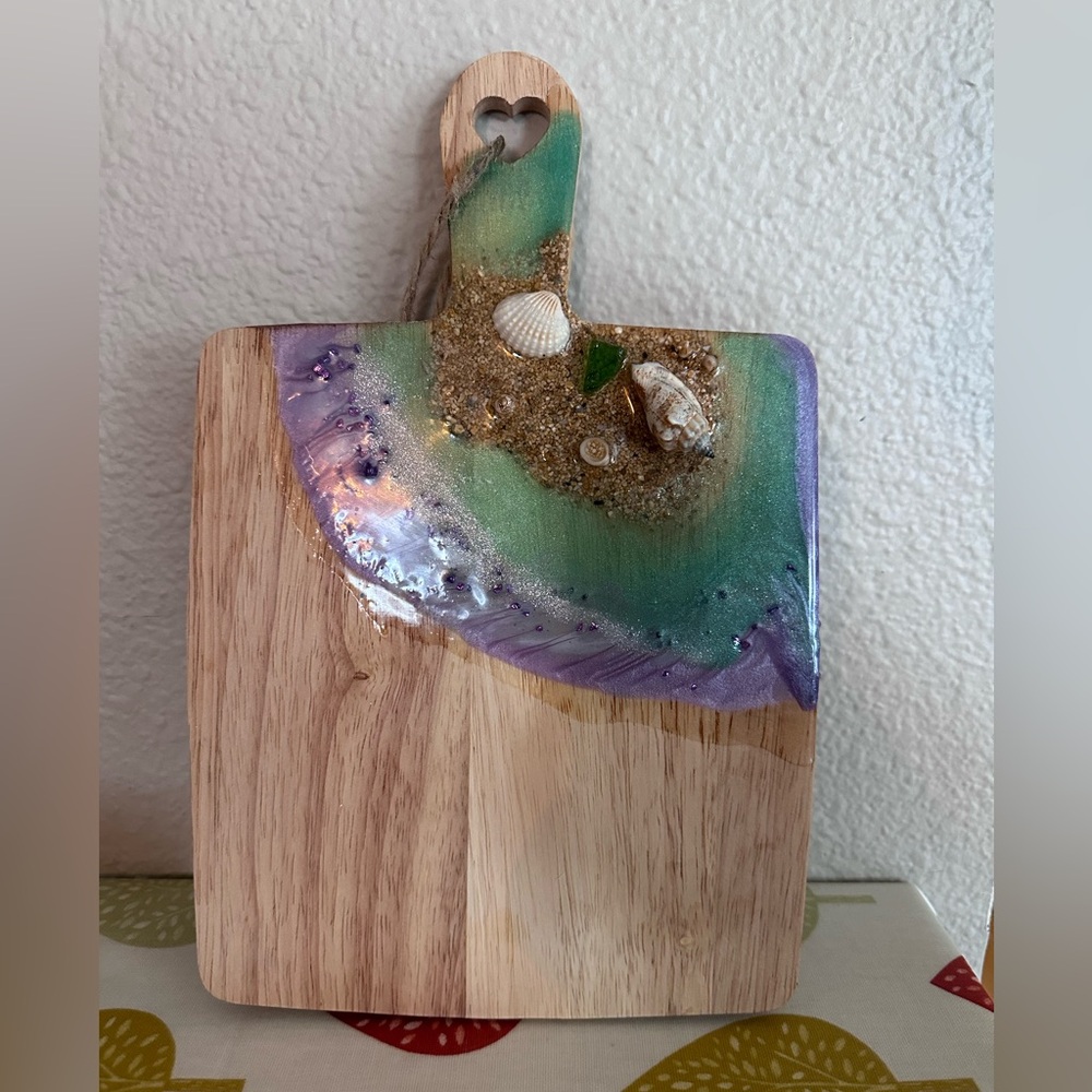 Small Ocean Wave Serving Board